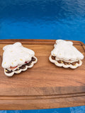 Seashell pavlova